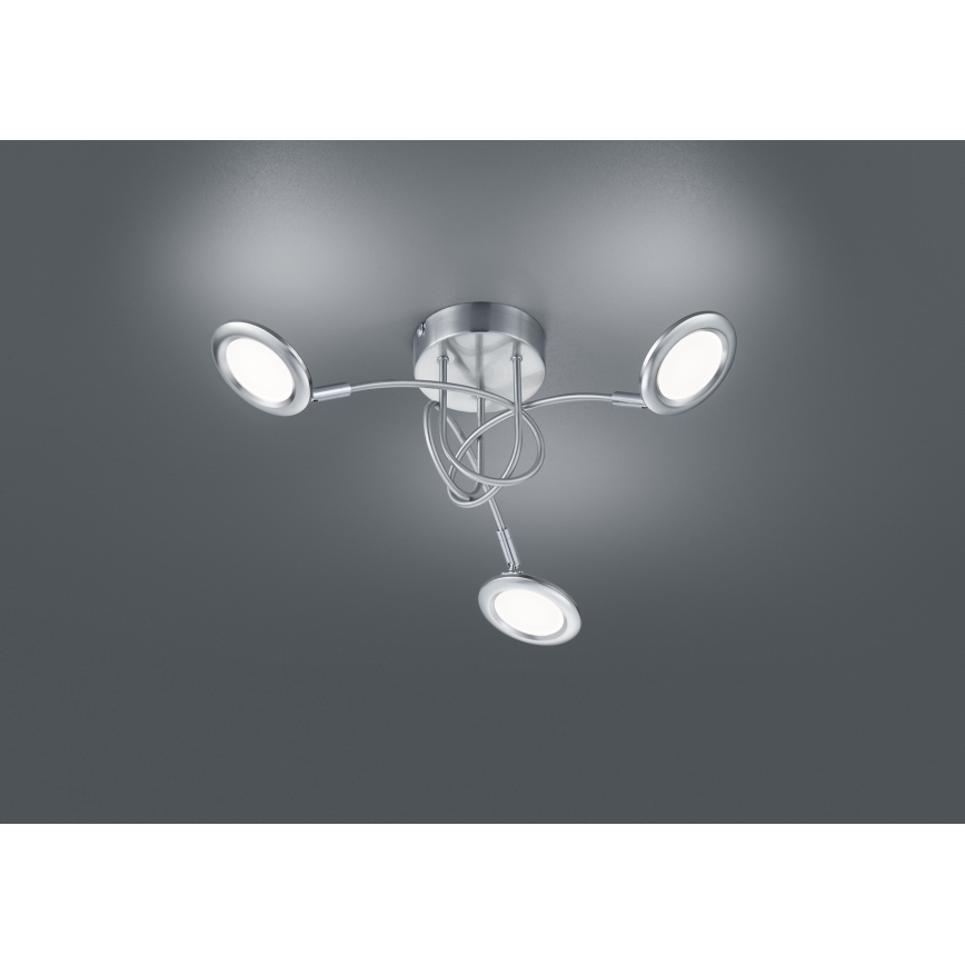 Brilliant - LED pinnapealne lühter SESSION 3xLED/3,1W/230V 3000/4000/6500K mattkroom
