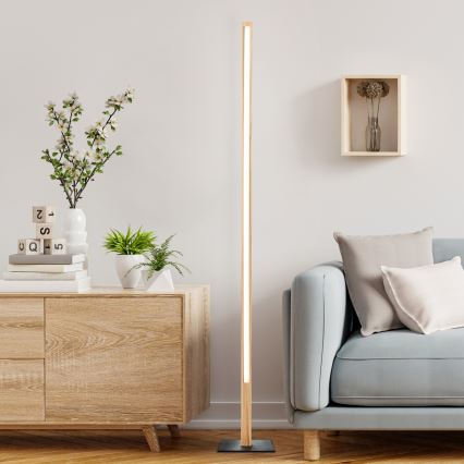 Brilliant - LED põrandalamp ARION LED/14W/230V mänd