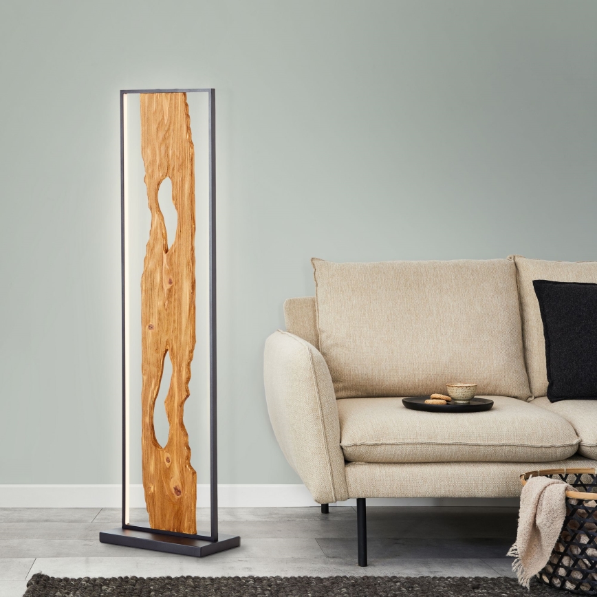 Brilliant - LED Põrandalamp CHAUMONT LED/20W/230V mänd - FSC sertifitseeritud