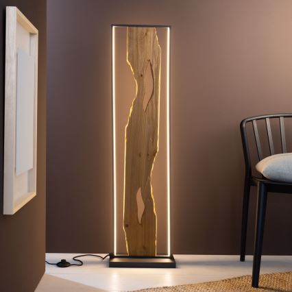 Brilliant - LED Põrandalamp CHAUMONT LED/20W/230V mänd
