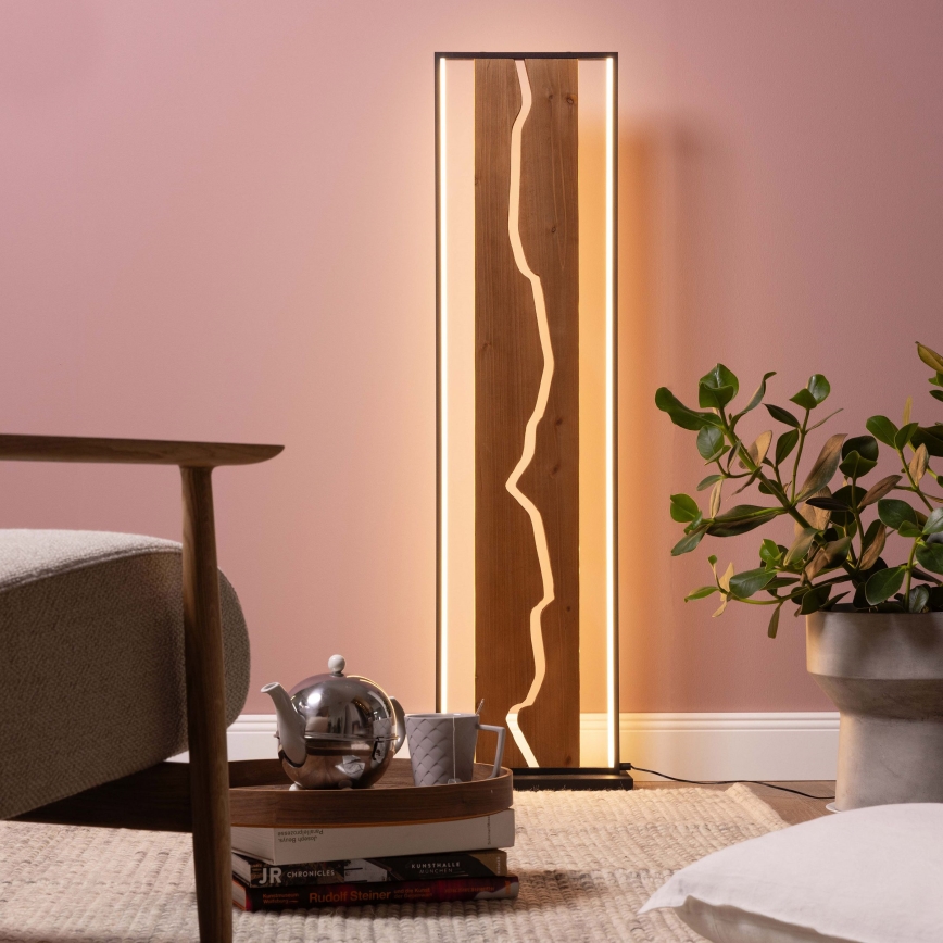 Brilliant - LED põrandalamp THUNDER LED/18W/230V mänd
