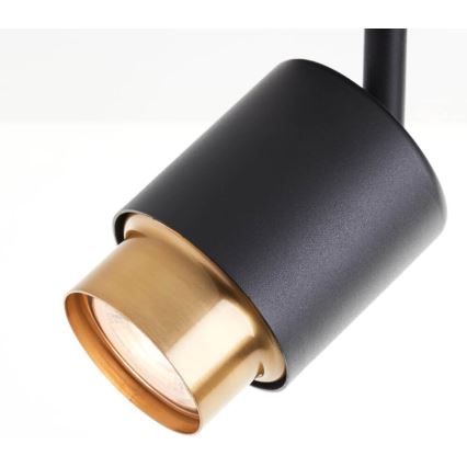 Brilliant - LED-punktvalgusti COVELO 3xGU10/5W/230V must/kuldne