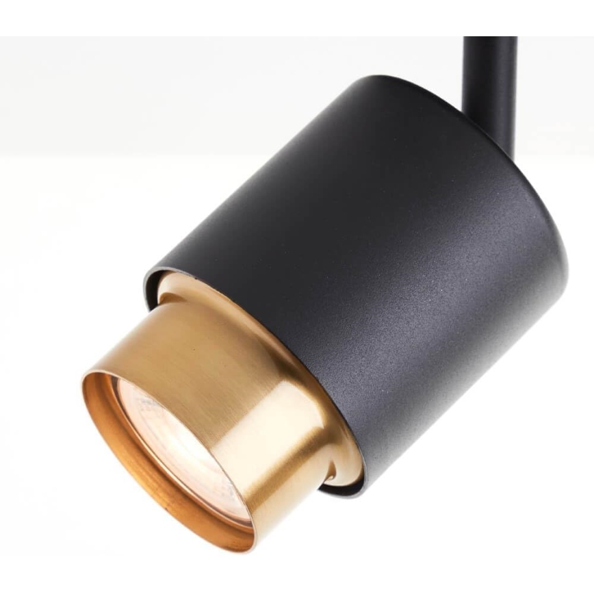 Brilliant - LED-punktvalgusti COVELO 3xGU10/5W/230V must/kuldne