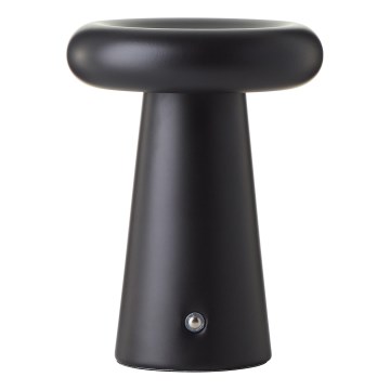 Brilliant - LED reguleeritav puutetundlik välistingimustes kasutatav lauavalgusti MUFFIN LED/3W/5V USB 2600 mAh IP44 must