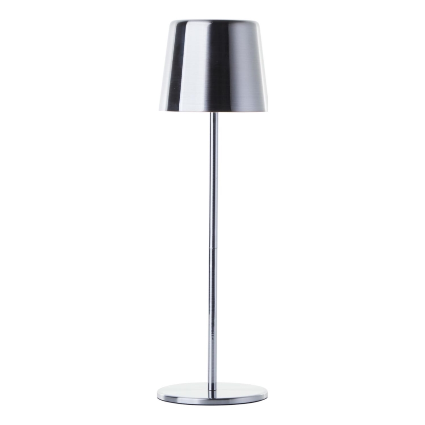 Brilliant - LED reguleeritav puutetundlik välisvalgusti XAANA LED/4W/5V 3000/4000/6500K 2600 mAh IP44 läikiv kroom