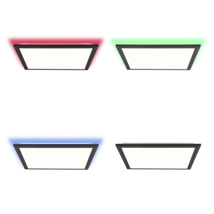 Brilliant - LED RGB Hämardatav laevalgusti ALLIE LED/24W/230V 2700-6500K must + kaugjuhtimispult
