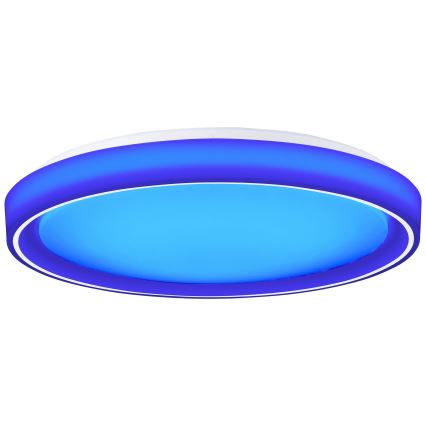 Brilliant - LED RGB Hämardatav laevalgusti FLOCO LED/34W/230V 3000-6500K d. 49,5 cm valge + kaugjuhtimispult