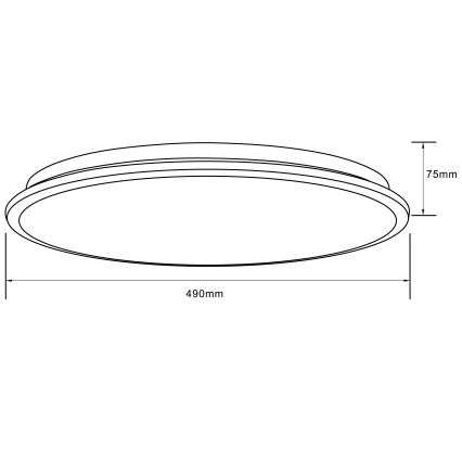 Brilliant - LED RGB Hämardatav laevalgusti HEIDA LED/30W/230V 3000-6500K + kaugjuhtimispult
