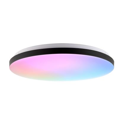 Brilliant - LED RGB Hämardatav laevalgusti LIVIO LED/20W/230V 3000-6500K d. 49 cm must + kaugjuhtimispult