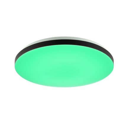 Brilliant - LED RGB Hämardatav laevalgusti LIVIO LED/20W/230V 3000-6500K d. 49 cm must + kaugjuhtimispult