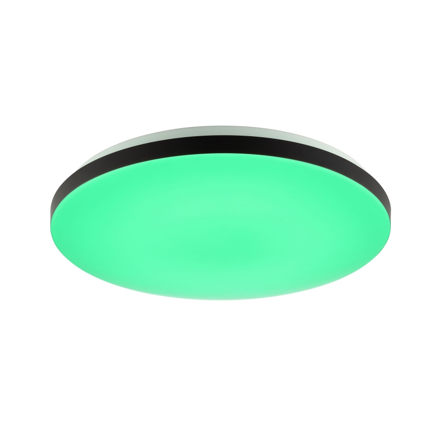 Brilliant - LED RGB Hämardatav laevalgusti LIVIO LED/20W/230V 3000-6500K d. 49 cm must + kaugjuhtimispult