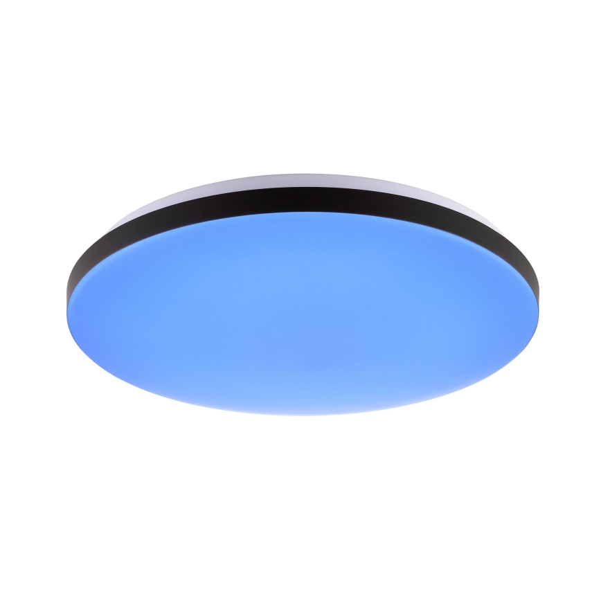 Brilliant - LED RGB Hämardatav laevalgusti LIVIO LED/20W/230V 3000-6500K d. 49 cm must + kaugjuhtimispult