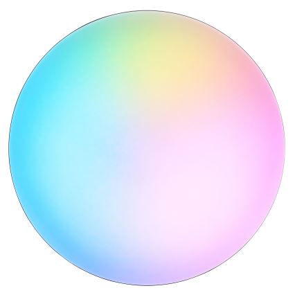 Brilliant - LED RGB Hämardatav laevalgusti LIVIO LED/20W/230V 3000-6500K d. 49 cm must + kaugjuhtimispult