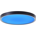 Brilliant - LED RGB Hämardatav laevalgusti LOTTI LED/16W/230V 3000K d. 30 cm must Wi-Fi Tuya + kaugjuhtimispult