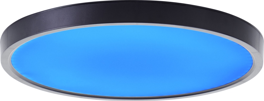 Brilliant - LED RGB Hämardatav laevalgusti LOTTI LED/16W/230V 3000K d. 30 cm must Wi-Fi Tuya + kaugjuhtimispult