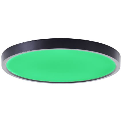 Brilliant - LED RGB Hämardatav laevalgusti LOTTI LED/16W/230V 3000K d. 30 cm must Wi-Fi Tuya + kaugjuhtimispult