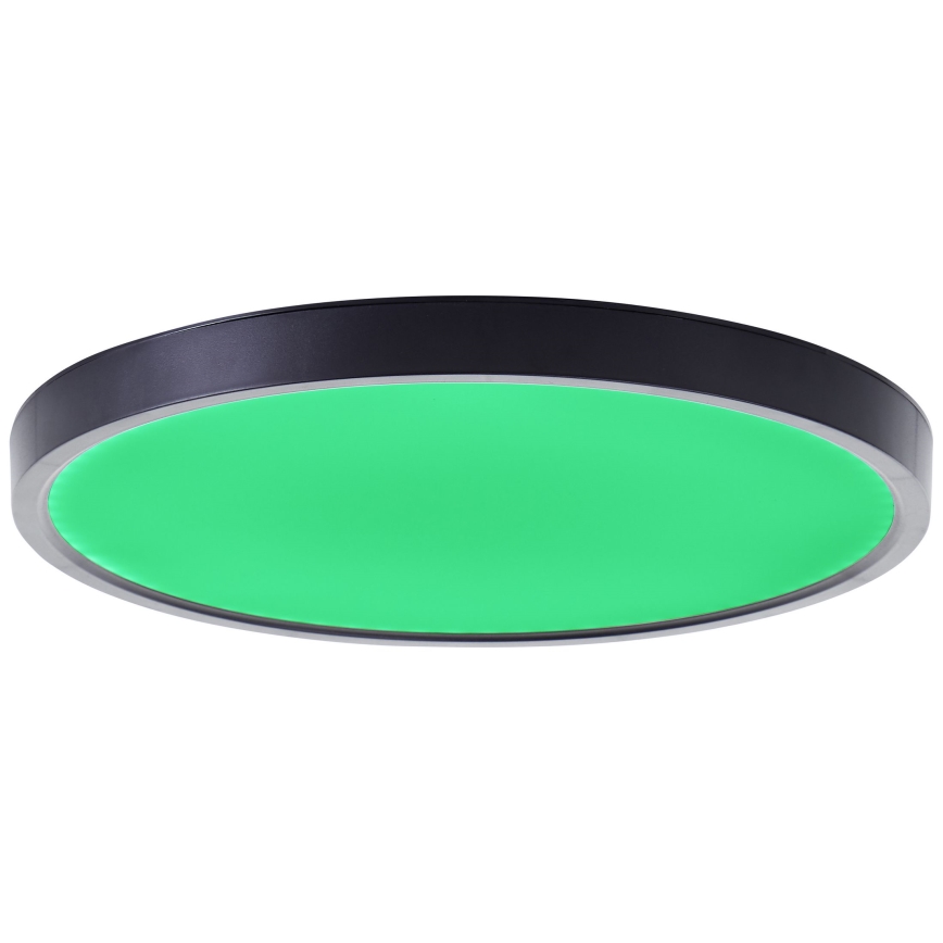 Brilliant - LED RGB Hämardatav laevalgusti LOTTI LED/16W/230V 3000K d. 30 cm must Wi-Fi Tuya + kaugjuhtimispult