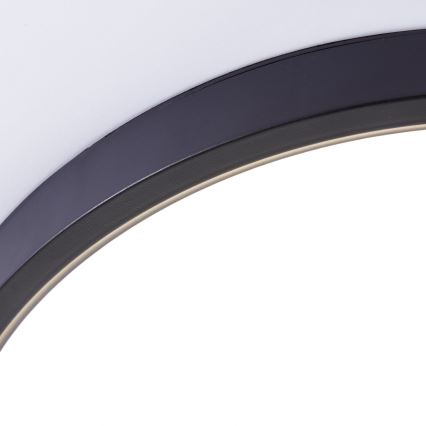 Brilliant - LED RGB Hämardatav laevalgusti LOTTI LED/16W/230V 3000K d. 30 cm must Wi-Fi Tuya + kaugjuhtimispult