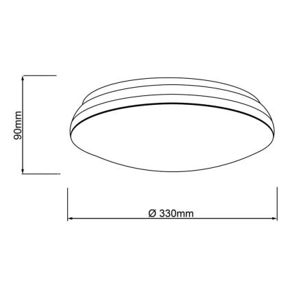 Brilliant - LED RGB Hämardatav laevalgusti MIDWAY LED/14W/230V 3100-6500K Wi-Fi Tuya + kaugjuhtimispult