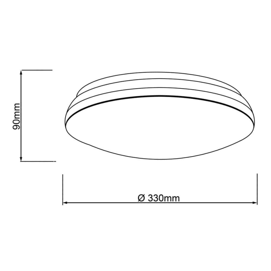 Brilliant - LED RGB Hämardatav laevalgusti MIDWAY LED/14W/230V 3100-6500K Wi-Fi Tuya + kaugjuhtimispult