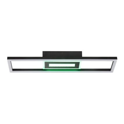 Brilliant - hämardatav LED RGBW laelamp BESSON LED/20W/230V 3000-6500K must + kaugjuhtimispult