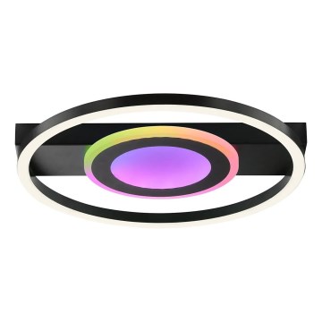 Brilliant - LED RGBW hämardatav laelamp MAUREEN LED/20W/230V 3000-6500K must + kaugjuhtimispult