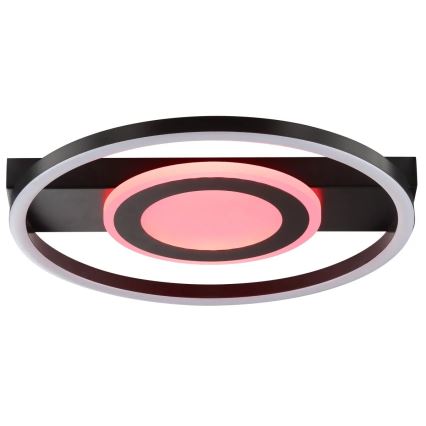 Brilliant - LED RGBW hämardatav laelamp MAUREEN LED/20W/230V 3000-6500K must + kaugjuhtimispult