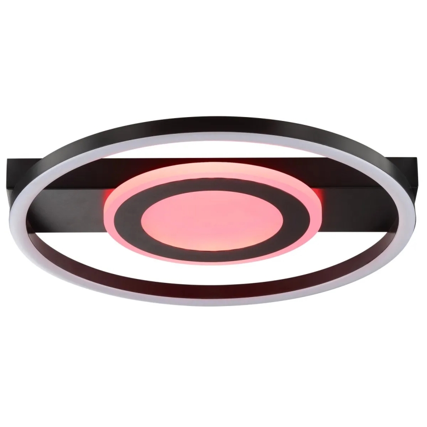 Brilliant - LED RGBW hämardatav laelamp MAUREEN LED/20W/230V 3000-6500K must + kaugjuhtimispult