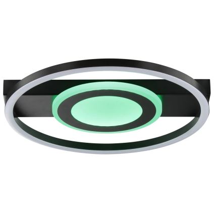Brilliant - LED RGBW hämardatav laelamp MAUREEN LED/20W/230V 3000-6500K must + kaugjuhtimispult