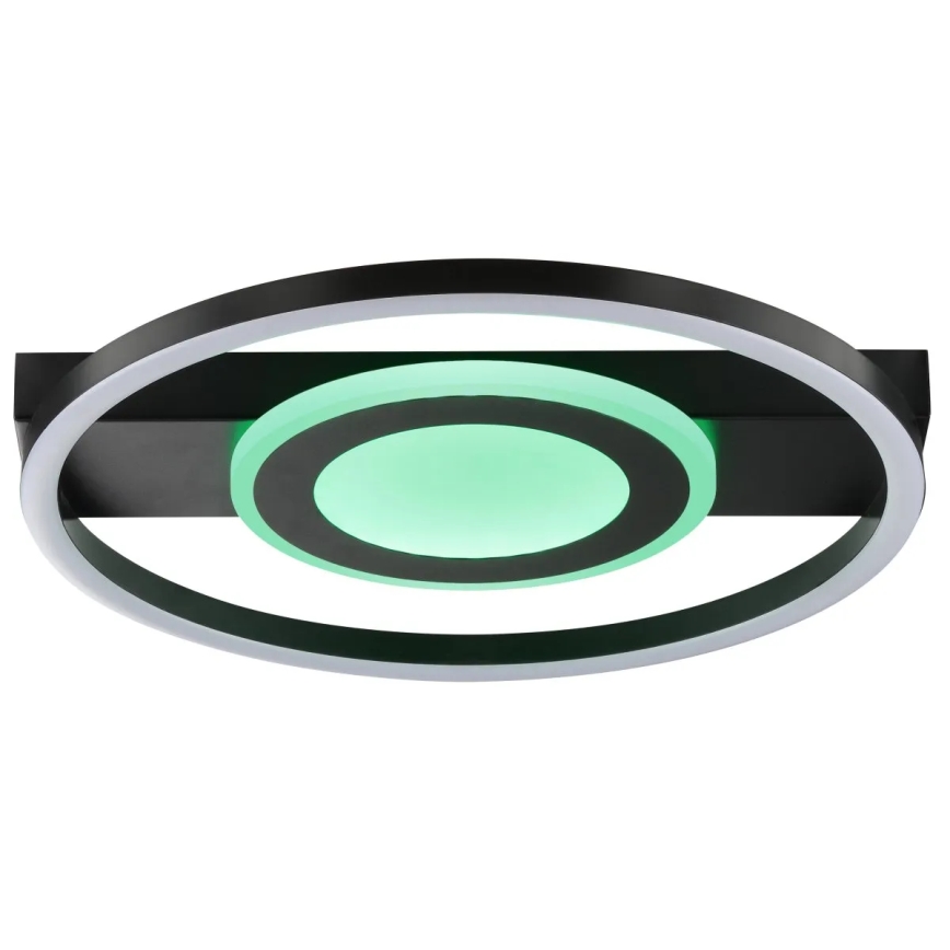 Brilliant - LED RGBW hämardatav laelamp MAUREEN LED/20W/230V 3000-6500K must + kaugjuhtimispult