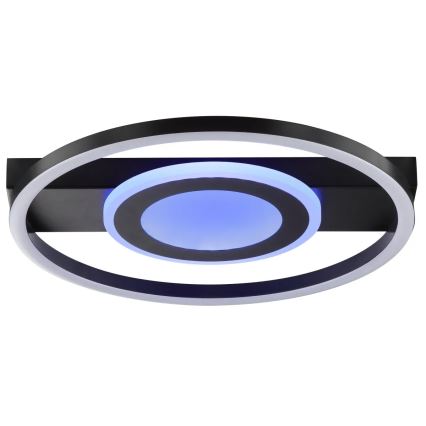 Brilliant - LED RGBW hämardatav laelamp MAUREEN LED/20W/230V 3000-6500K must + kaugjuhtimispult