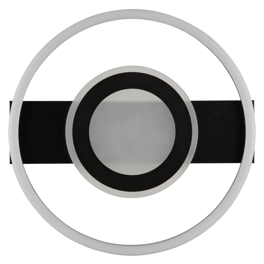 Brilliant - LED RGBW hämardatav laelamp MAUREEN LED/20W/230V 3000-6500K must + kaugjuhtimispult