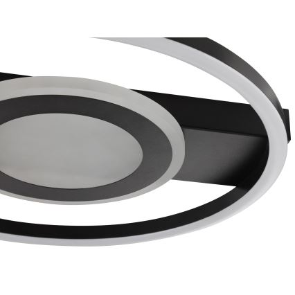 Brilliant - LED RGBW hämardatav laelamp MAUREEN LED/20W/230V 3000-6500K must + kaugjuhtimispult