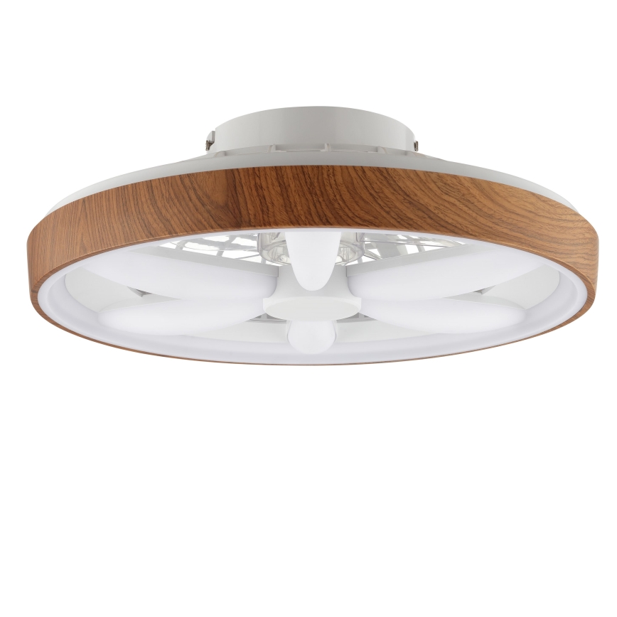 Brilliant - LED RGBW Hämardatav laeventilaator GAIANO LED/24W/230V 2700-6500K d. 48 cm pruun + kaugjuhtimispult