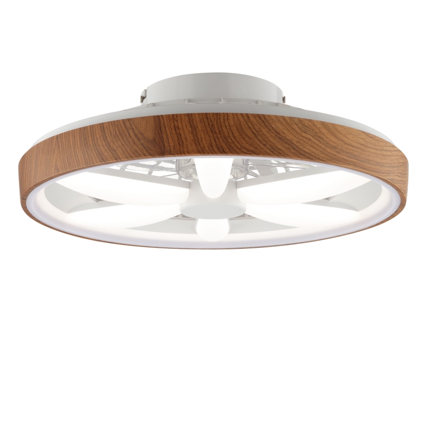 Brilliant - LED RGBW Hämardatav laeventilaator GAIANO LED/24W/230V 2700-6500K d. 48 cm pruun + kaugjuhtimispult