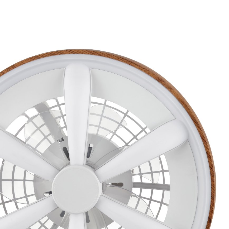 Brilliant - LED RGBW Hämardatav laeventilaator GAIANO LED/24W/230V 2700-6500K d. 48 cm pruun + kaugjuhtimispult