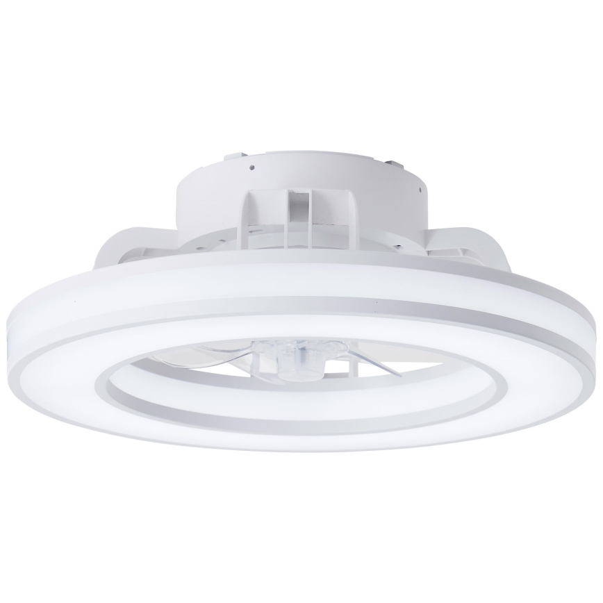 Brilliant - LED RGBW Hämardatav laeventilaator MONDELLO LED/26W/230V 2700-6500K d. 41,5 cm valge + kaugjuhtimispult