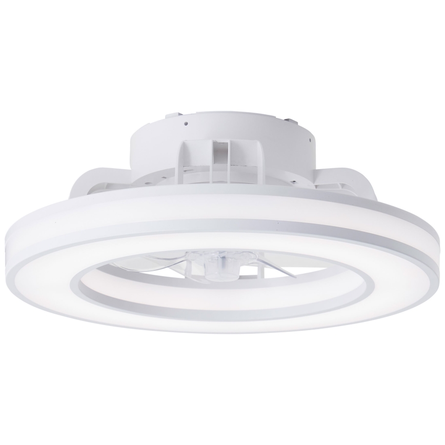 Brilliant - LED RGBW Hämardatav laeventilaator MONDELLO LED/26W/230V 2700-6500K d. 41,5 cm valge + kaugjuhtimispult