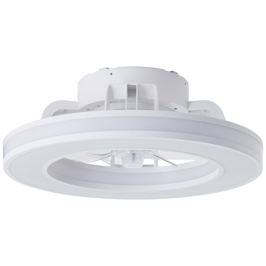 Brilliant - LED RGBW Hämardatav laeventilaator MONDELLO LED/26W/230V 2700-6500K d. 41,5 cm valge + kaugjuhtimispult