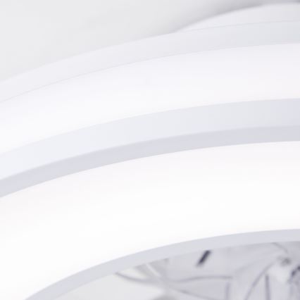 Brilliant - LED RGBW Hämardatav laeventilaator MONDELLO LED/26W/230V 2700-6500K d. 41,5 cm valge + kaugjuhtimispult