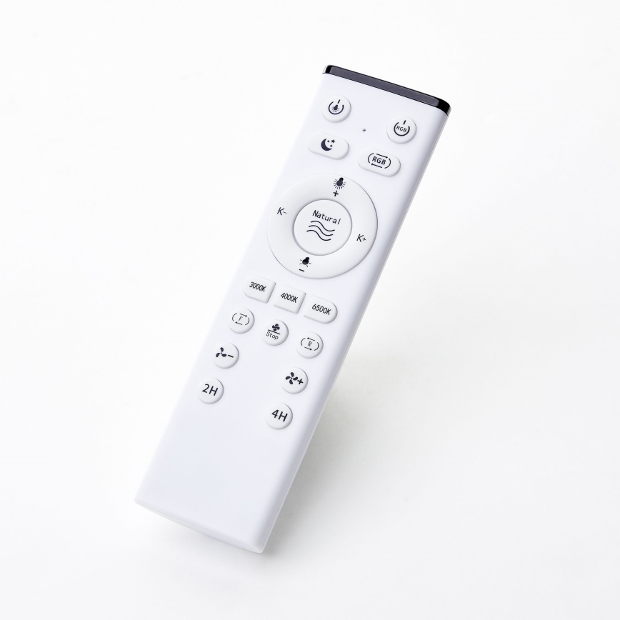 Brilliant - LED RGBW Hämardatav laeventilaator MONDELLO LED/26W/230V 2700-6500K d. 41,5 cm valge + kaugjuhtimispult