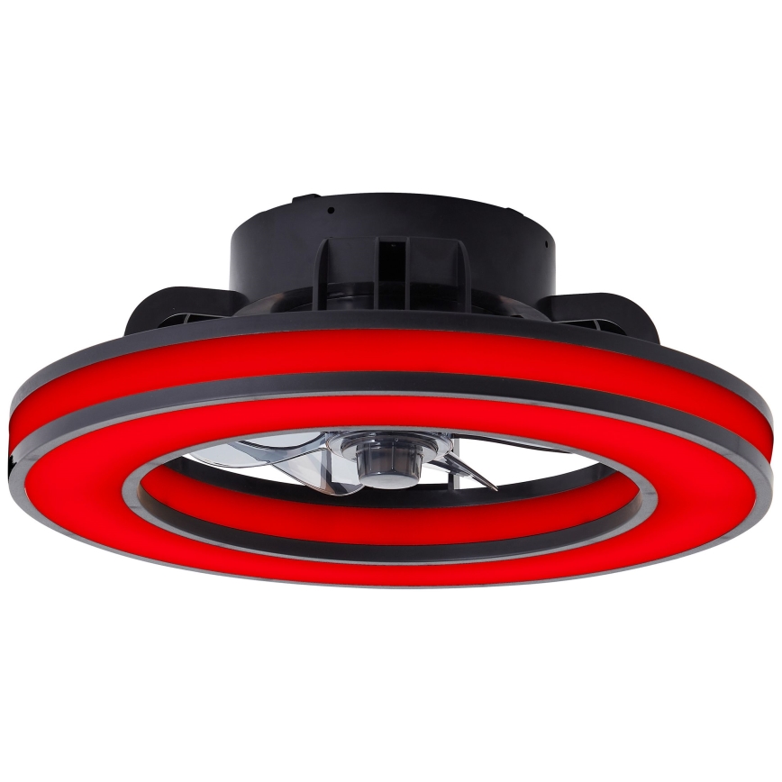 Brilliant - LED RGBW Hämardatav laeventilaator MONDELLO LED/26W/230V 2700-6500K d. 41 cm must + kaugjuhtimispult