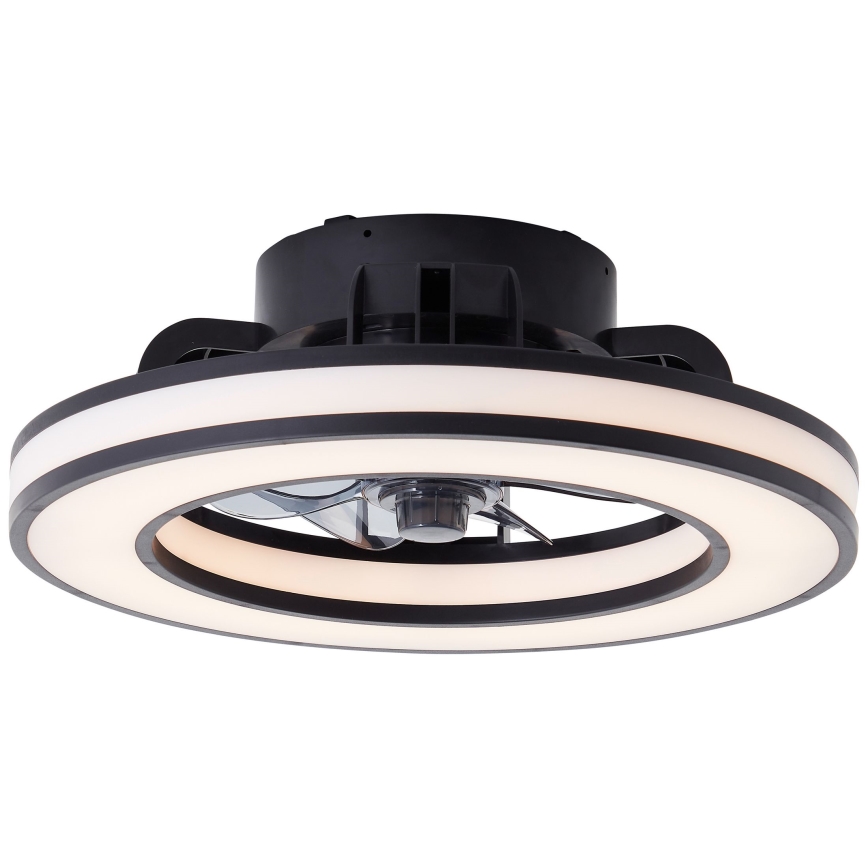 Brilliant - LED RGBW Hämardatav laeventilaator MONDELLO LED/26W/230V 2700-6500K d. 41 cm must + kaugjuhtimispult
