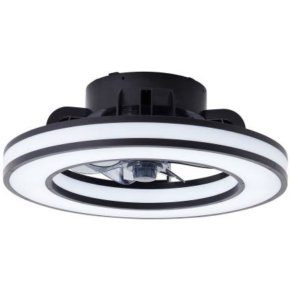 Brilliant - LED RGBW Hämardatav laeventilaator MONDELLO LED/26W/230V 2700-6500K d. 41 cm must + kaugjuhtimispult