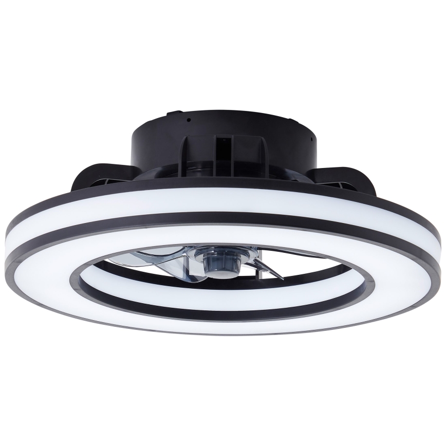 Brilliant - LED RGBW Hämardatav laeventilaator MONDELLO LED/26W/230V 2700-6500K d. 41 cm must + kaugjuhtimispult