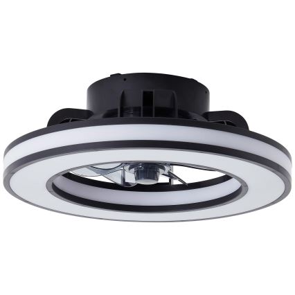 Brilliant - LED RGBW Hämardatav laeventilaator MONDELLO LED/26W/230V 2700-6500K d. 41 cm must + kaugjuhtimispult
