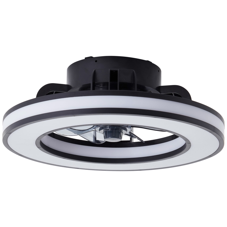 Brilliant - LED RGBW Hämardatav laeventilaator MONDELLO LED/26W/230V 2700-6500K d. 41 cm must + kaugjuhtimispult