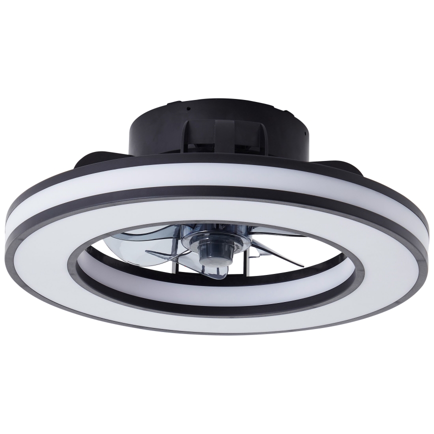 Brilliant - LED RGBW Hämardatav laeventilaator MONDELLO LED/26W/230V 2700-6500K d. 41 cm must + kaugjuhtimispult