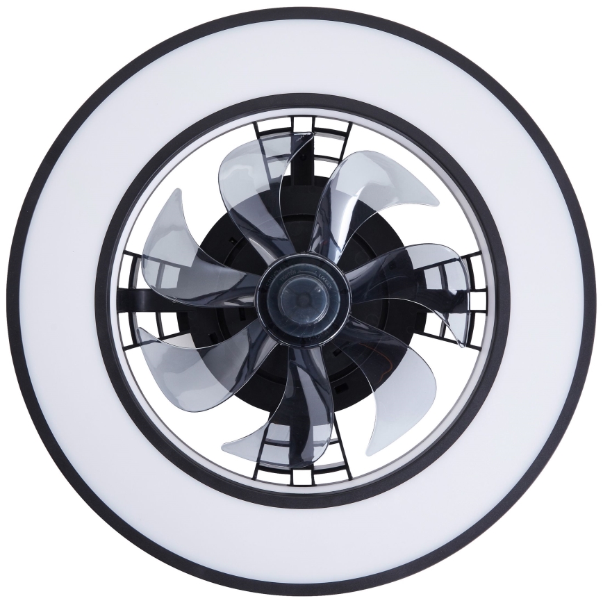Brilliant - LED RGBW Hämardatav laeventilaator MONDELLO LED/26W/230V 2700-6500K d. 41 cm must + kaugjuhtimispult