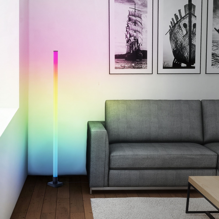 Brilliant - LED RGBW Hämardatav põrandalamp NEELE LED/6,5W/230V must + kaugjuhtimispult